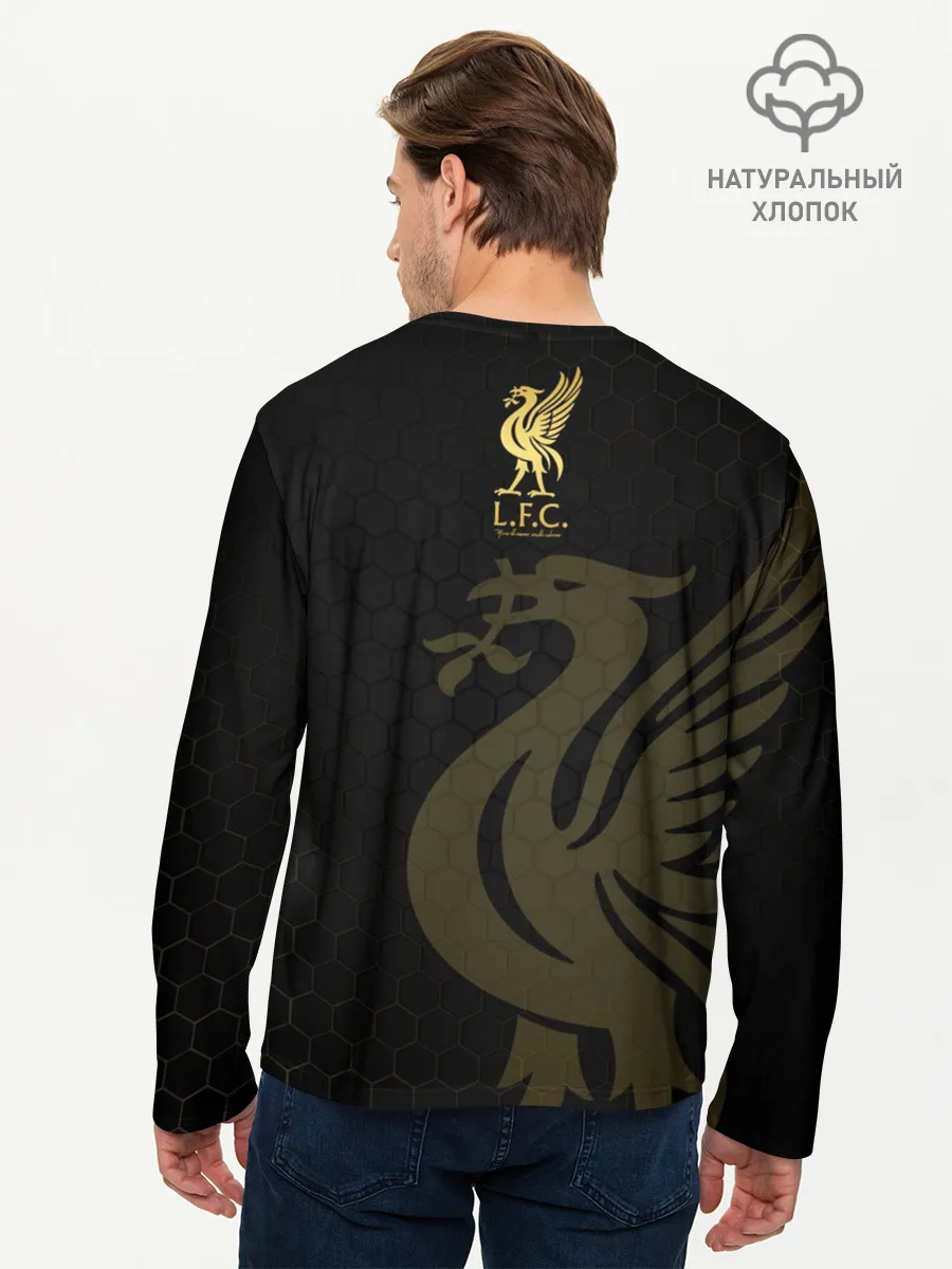 Мужской лонгслив базовый / Ливерпуль