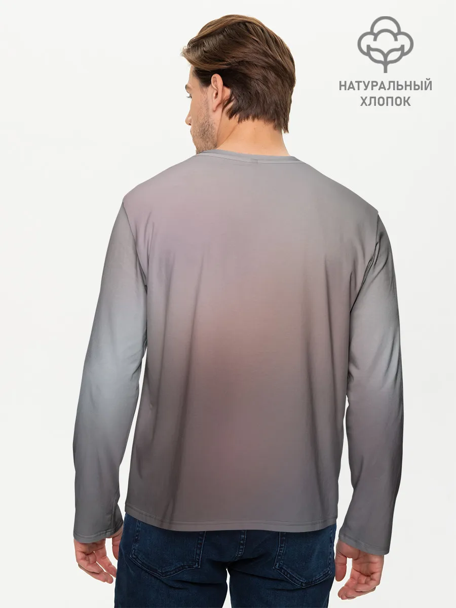 Мужской лонгслив базовый / Ноль два и Хиро вместе