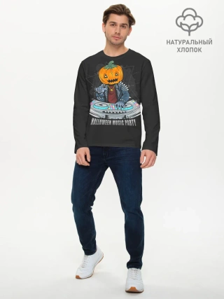Мужской лонгслив базовый / Halloween party
