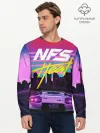 Мужской лонгслив базовый / Need For Speed Heat