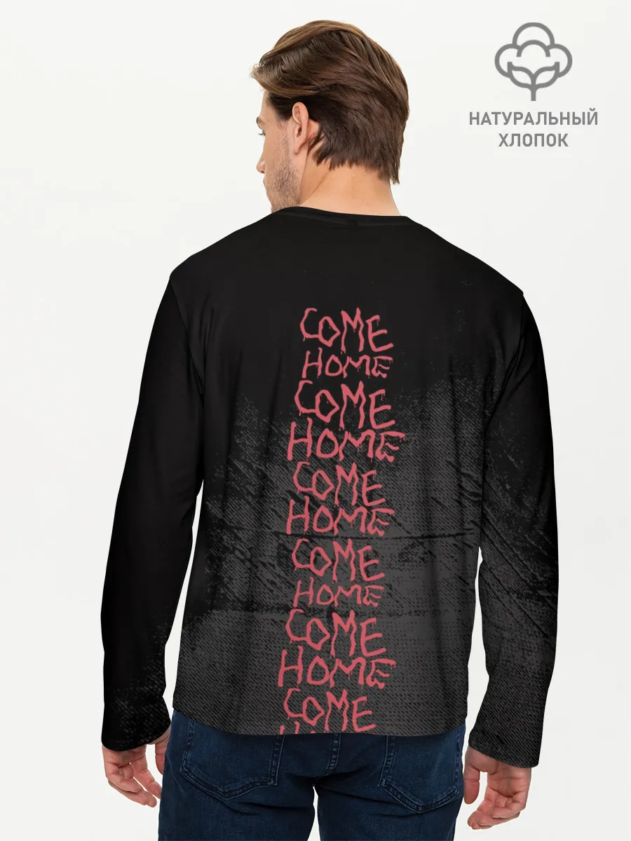Мужской лонгслив базовый / Come Back And Play