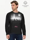 Мужской лонгслив базовый / Miami Black