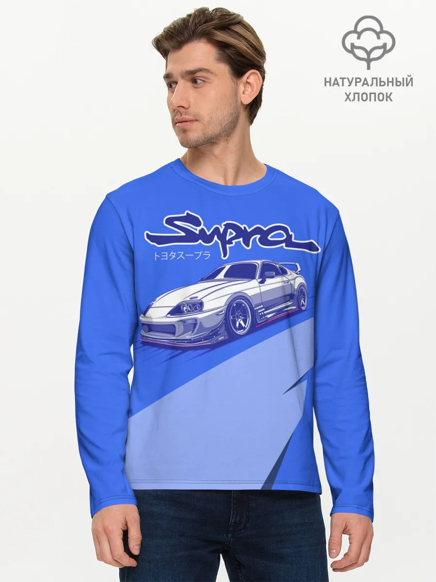 Мужской лонгслив базовый / Supra