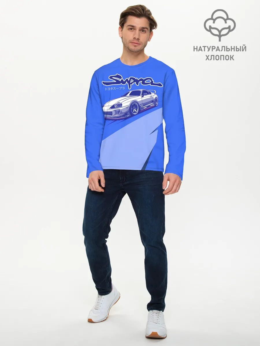 Мужской лонгслив базовый / Supra