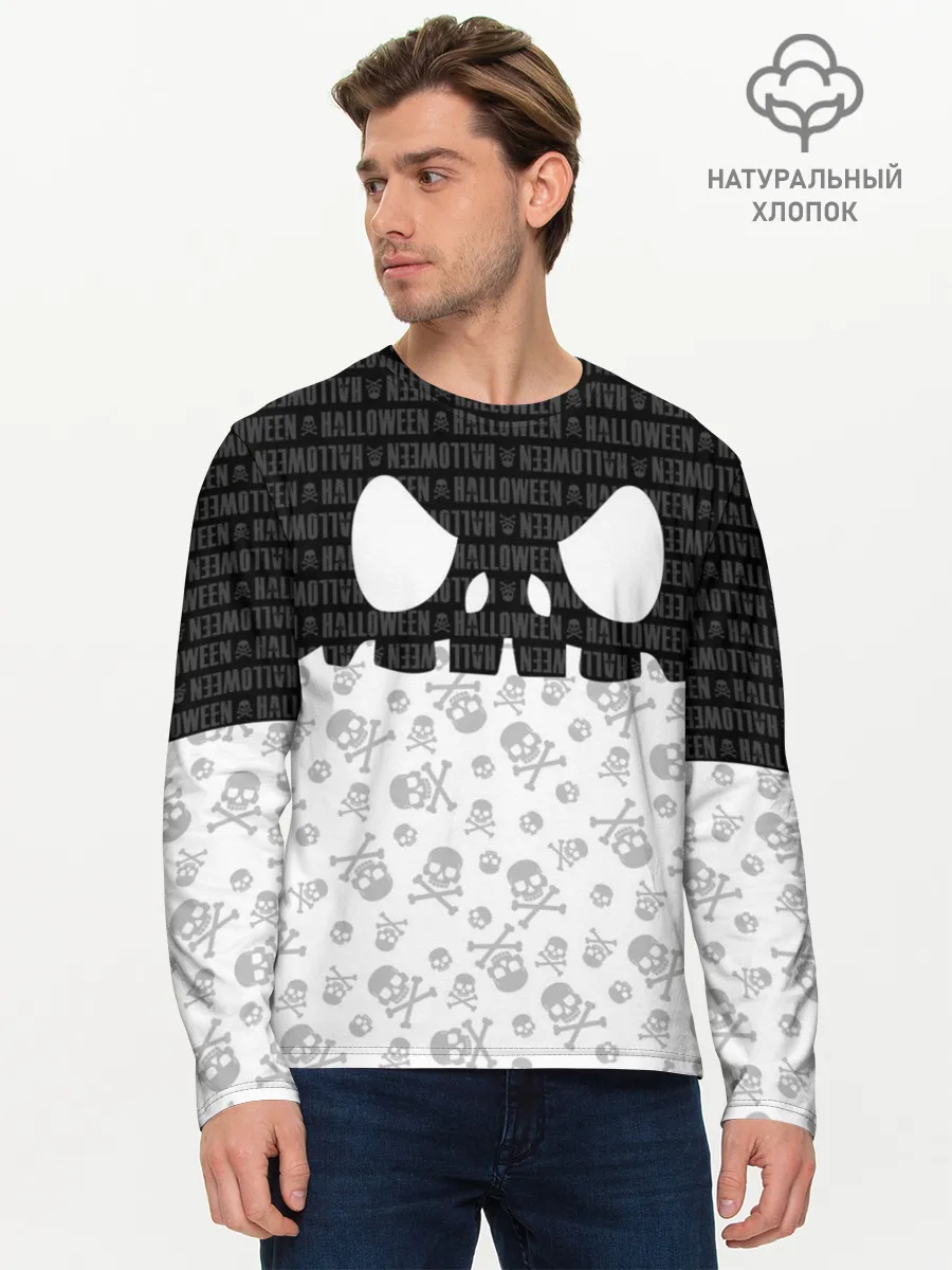 Мужской лонгслив базовый / Halloween