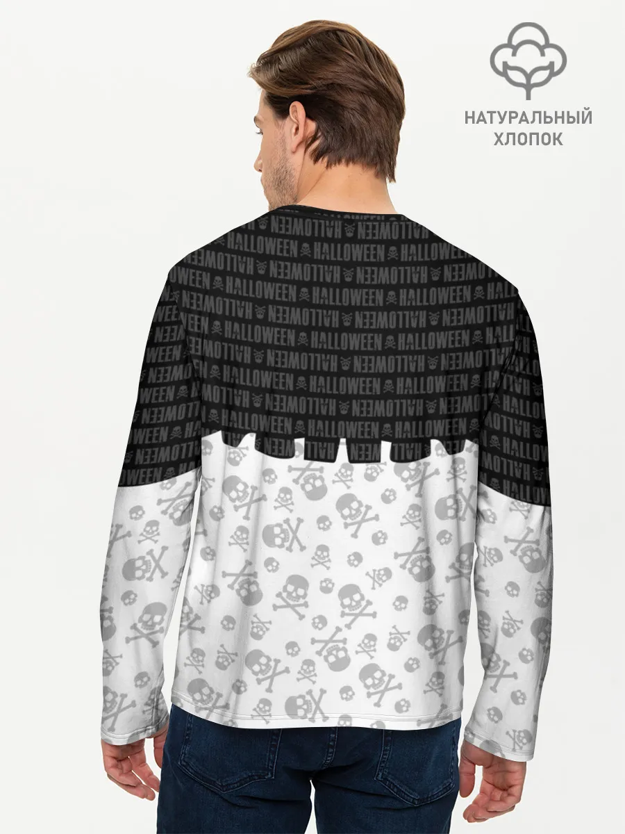 Мужской лонгслив базовый / Halloween