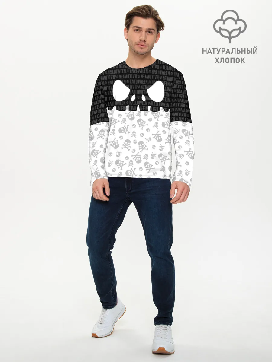 Мужской лонгслив базовый / Halloween