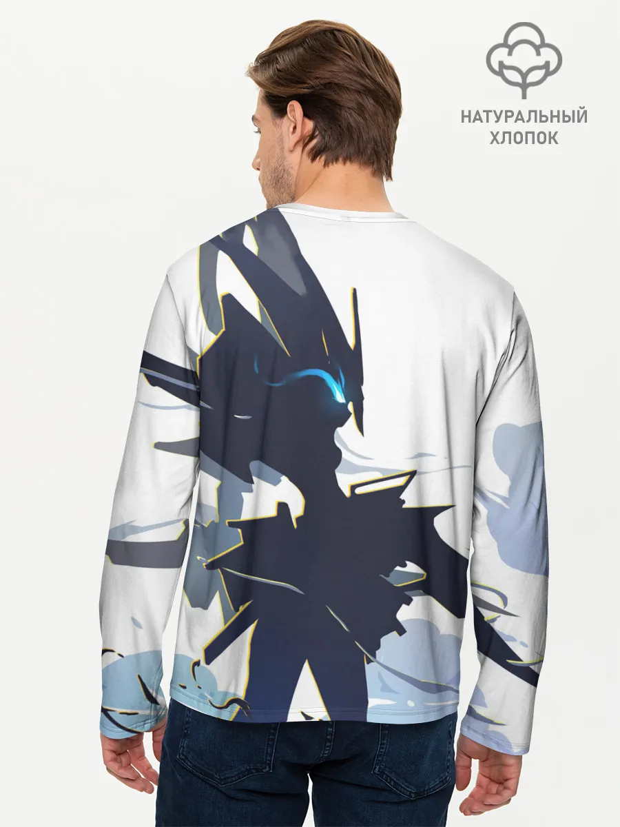 Мужской лонгслив базовый / Darling абстрация