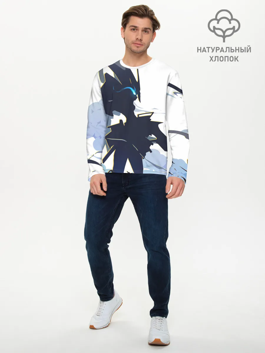 Мужской лонгслив базовый / Darling абстрация