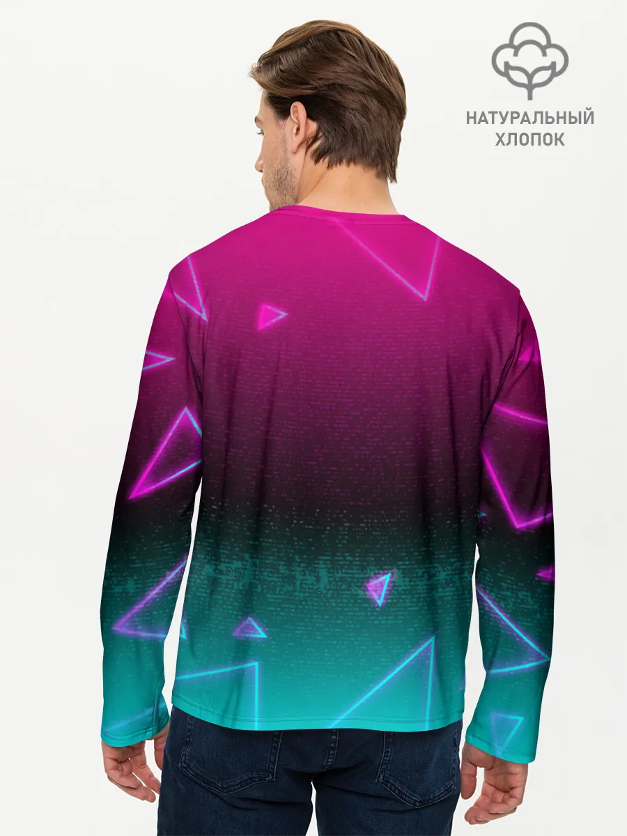 Мужской лонгслив базовый / НЕОНОВЫЙ ЧУЖОЙ