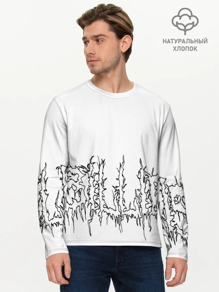 Мужской лонгслив базовый / Billie Eilish