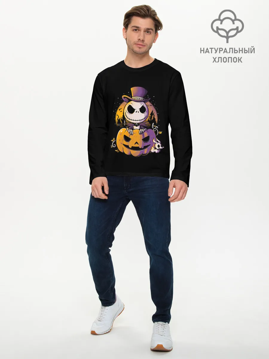 Мужской лонгслив базовый / The Nightmare Before Christmas