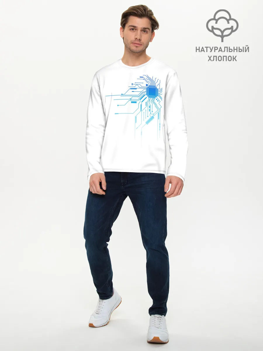 Мужской лонгслив базовый / Ice IC