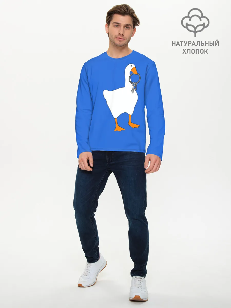 Мужской лонгслив базовый / Untitled Goose Game