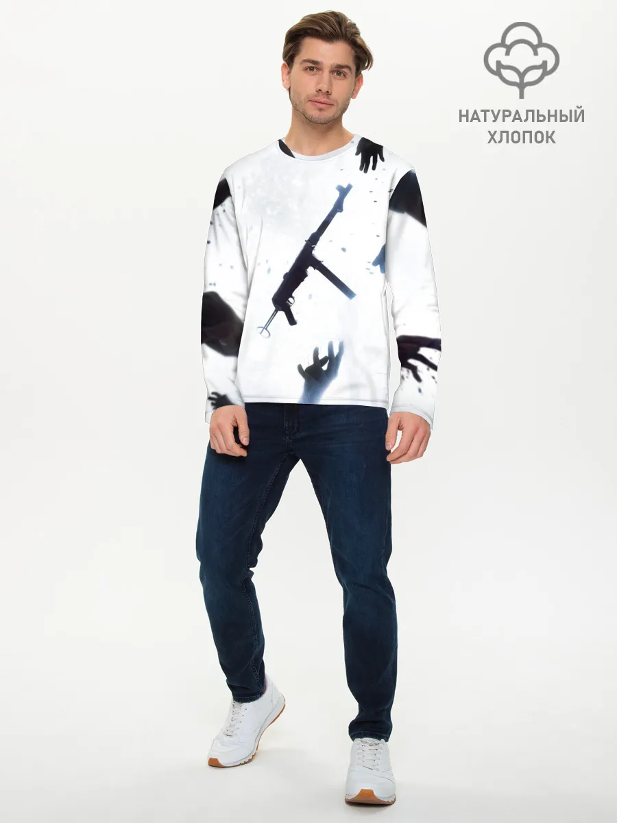 Мужской лонгслив базовый / Бателфилд МП 40