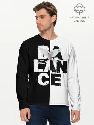 Мужской лонгслив базовый / Armin van Buuren Balance