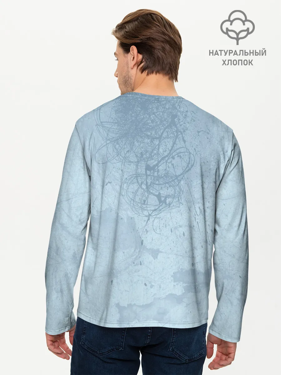 Мужской лонгслив базовый / три сноуборда