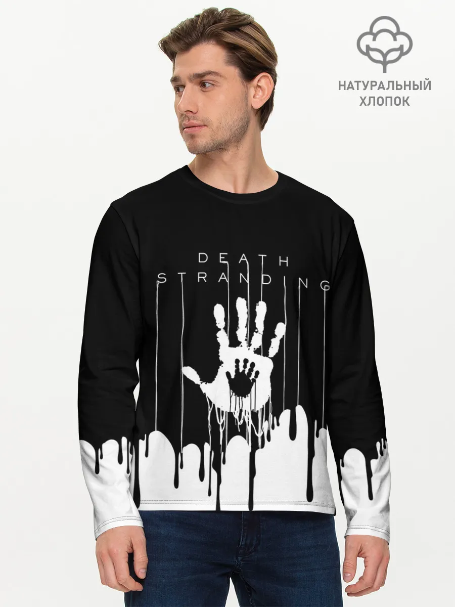 Мужской лонгслив базовый / DEATH STRANDING