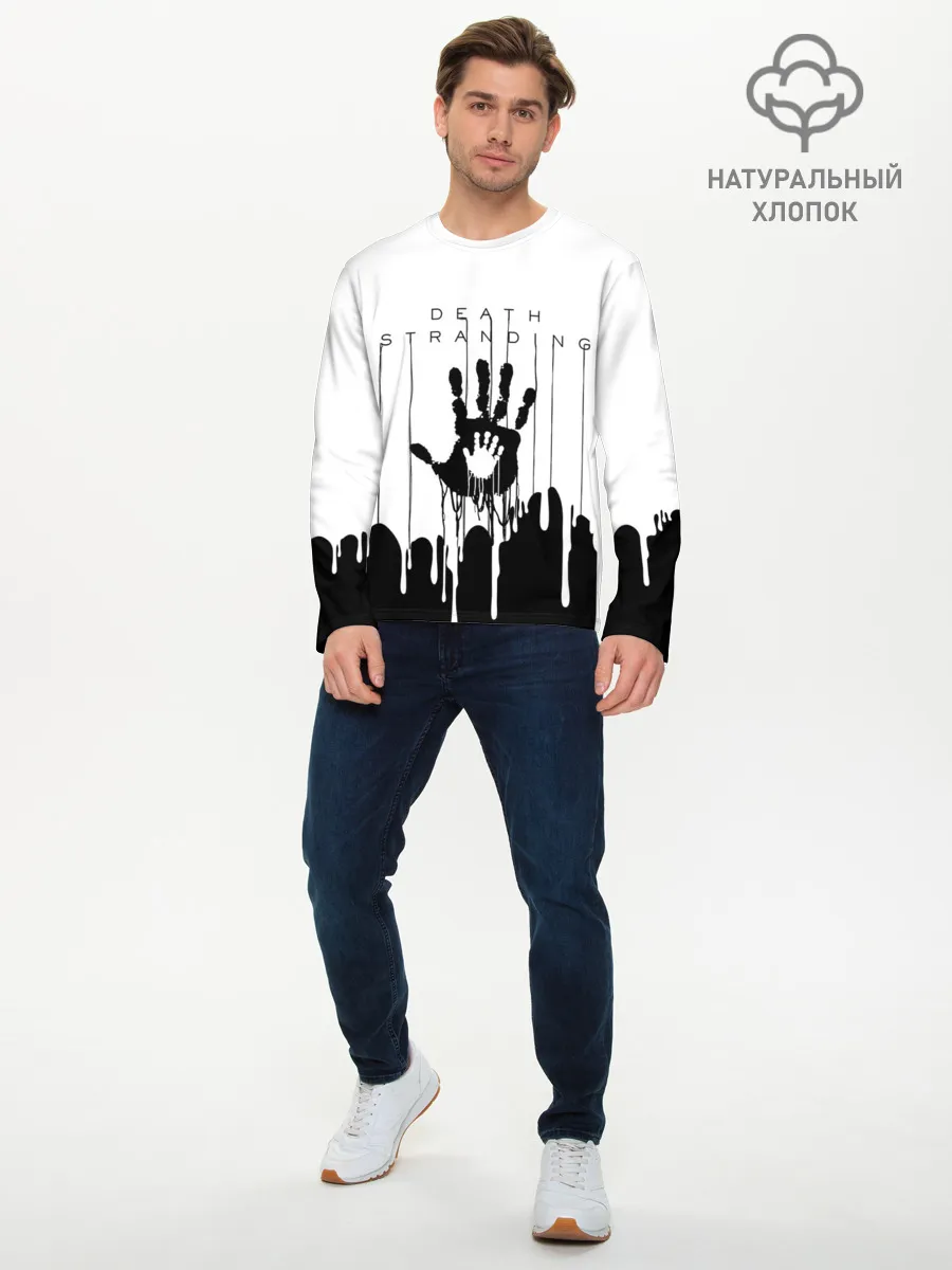 Мужской лонгслив базовый / DEATH STRANDING
