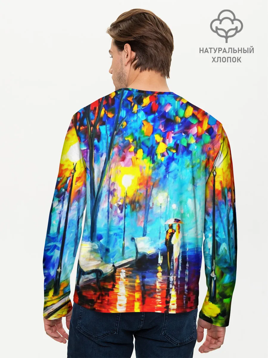 Мужской лонгслив базовый / ВЕЧЕРНЯЯ ПРОГУЛКА