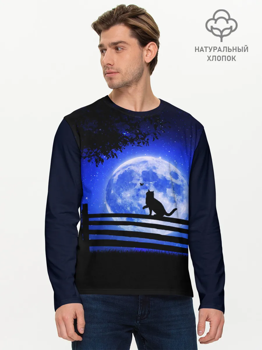 Мужской лонгслив базовый / КОТИК