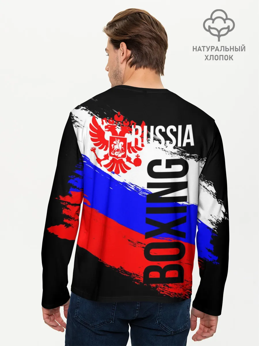 Мужской лонгслив базовый / Boxing Russia Team