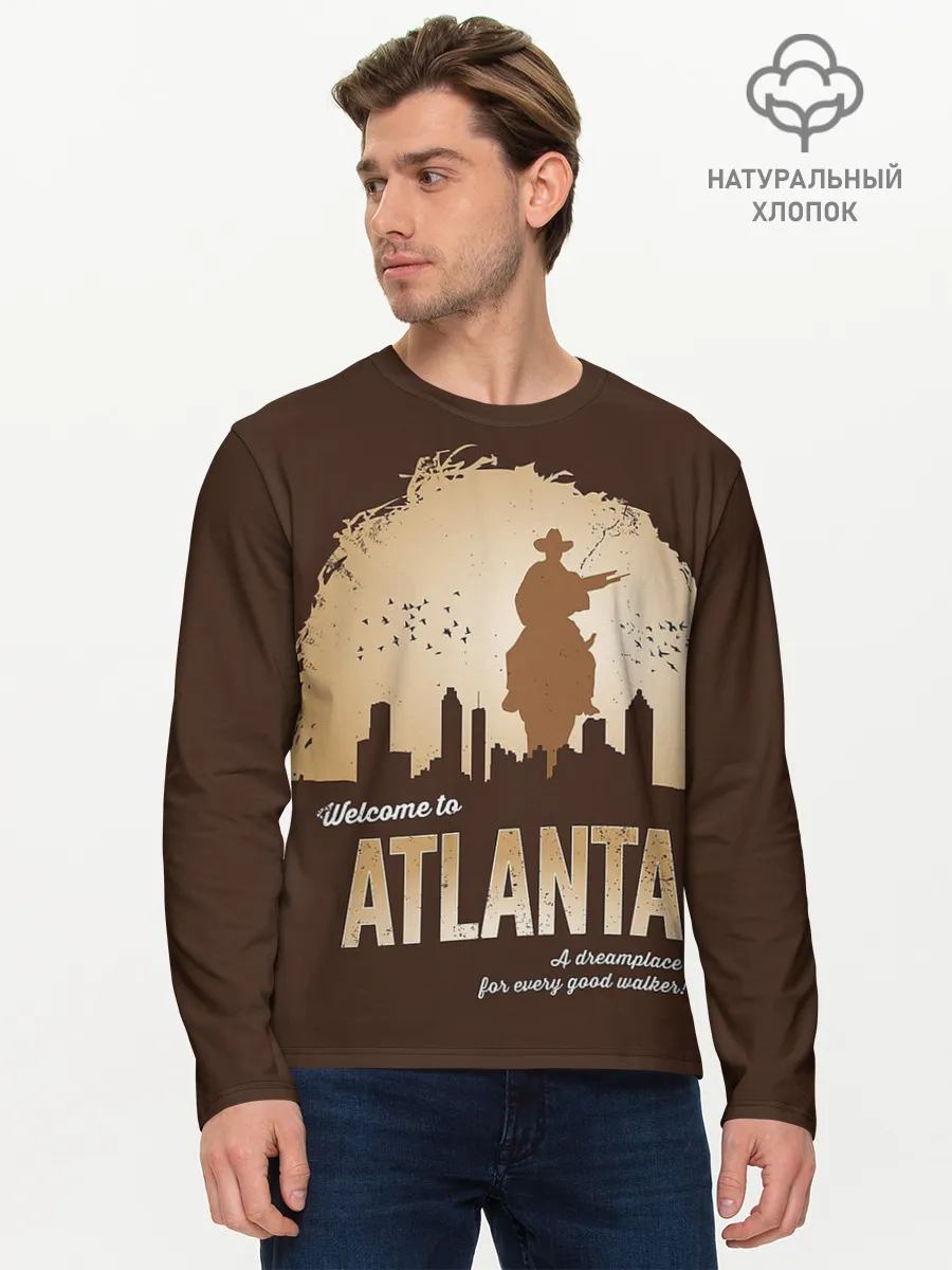 Мужской лонгслив базовый / Ходячие мертвецы