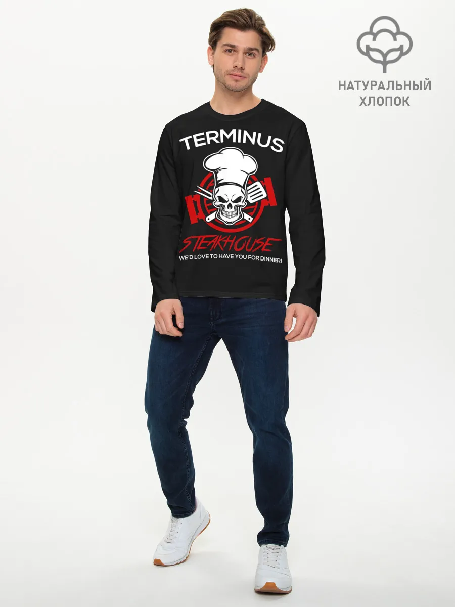 Мужской лонгслив базовый / The Walking Dead