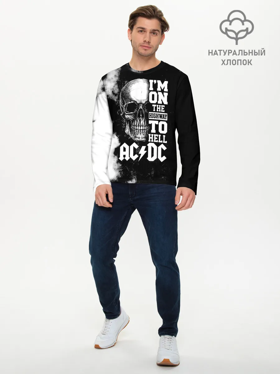 Мужской лонгслив базовый / AC/DC