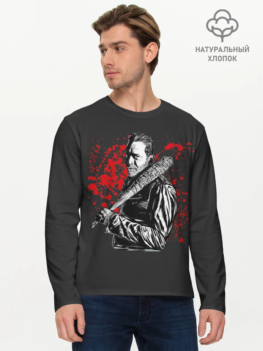 Мужской лонгслив базовый / Negan