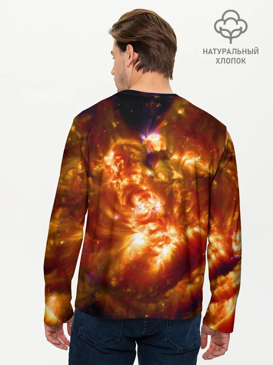 Мужской лонгслив базовый / Звезда