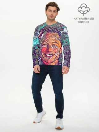 Мужской лонгслив базовый / МАСК-БОТ
