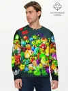 Мужской лонгслив базовый / Plants vs. Zombies
