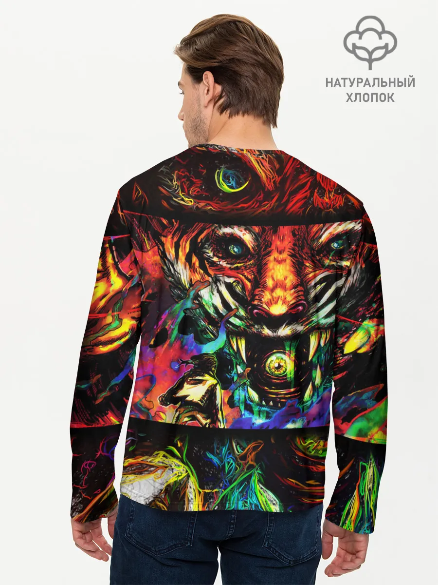 Мужской лонгслив базовый / HOTLINE MIAMI