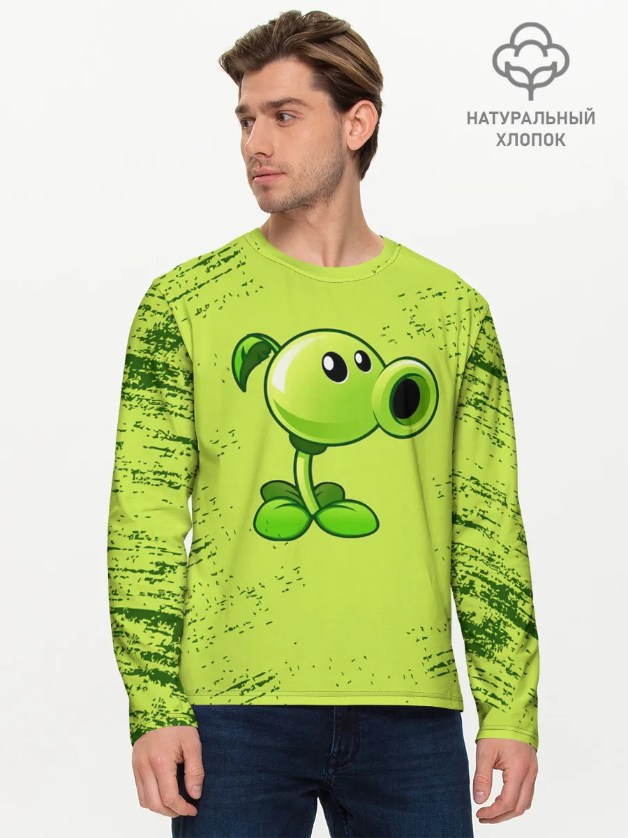 Мужской лонгслив базовый / Plants vs. Zombies