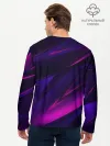 Мужской лонгслив базовый / GEOMETRY STRIPES NEON