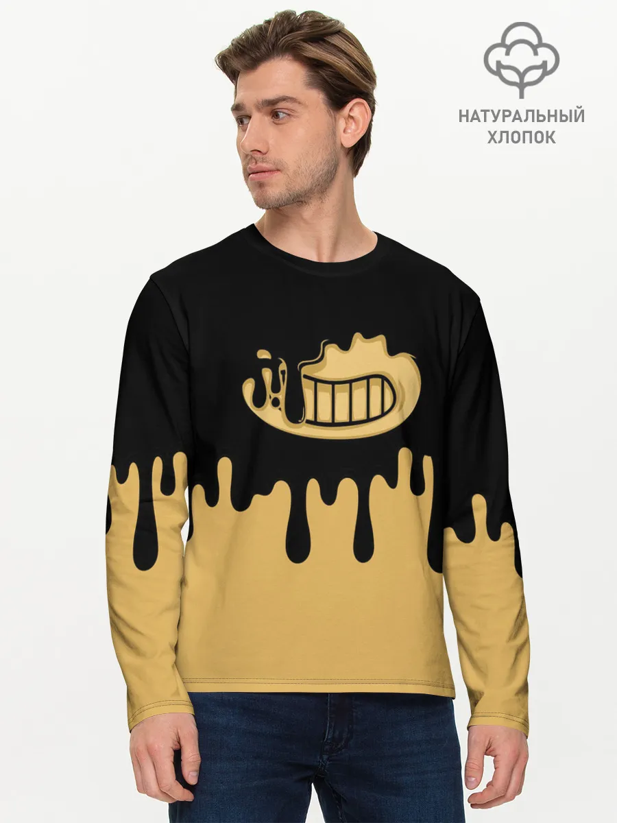 Мужской лонгслив базовый / Bendy And The Ink Machine