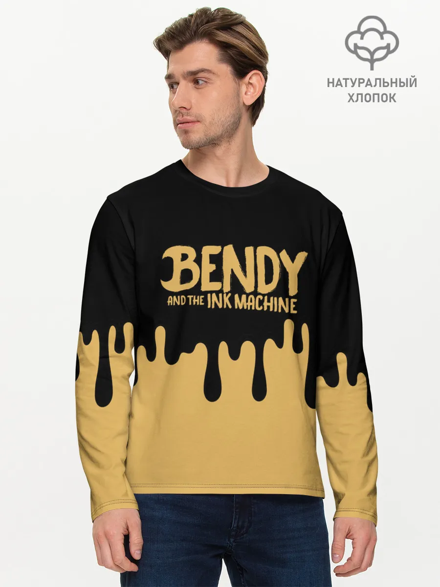 Мужской лонгслив базовый / Bendy And The Ink Machine