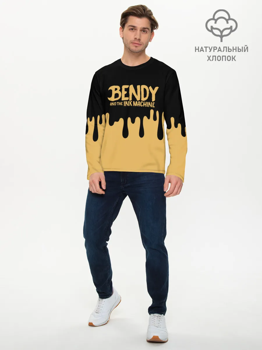 Мужской лонгслив базовый / Bendy And The Ink Machine