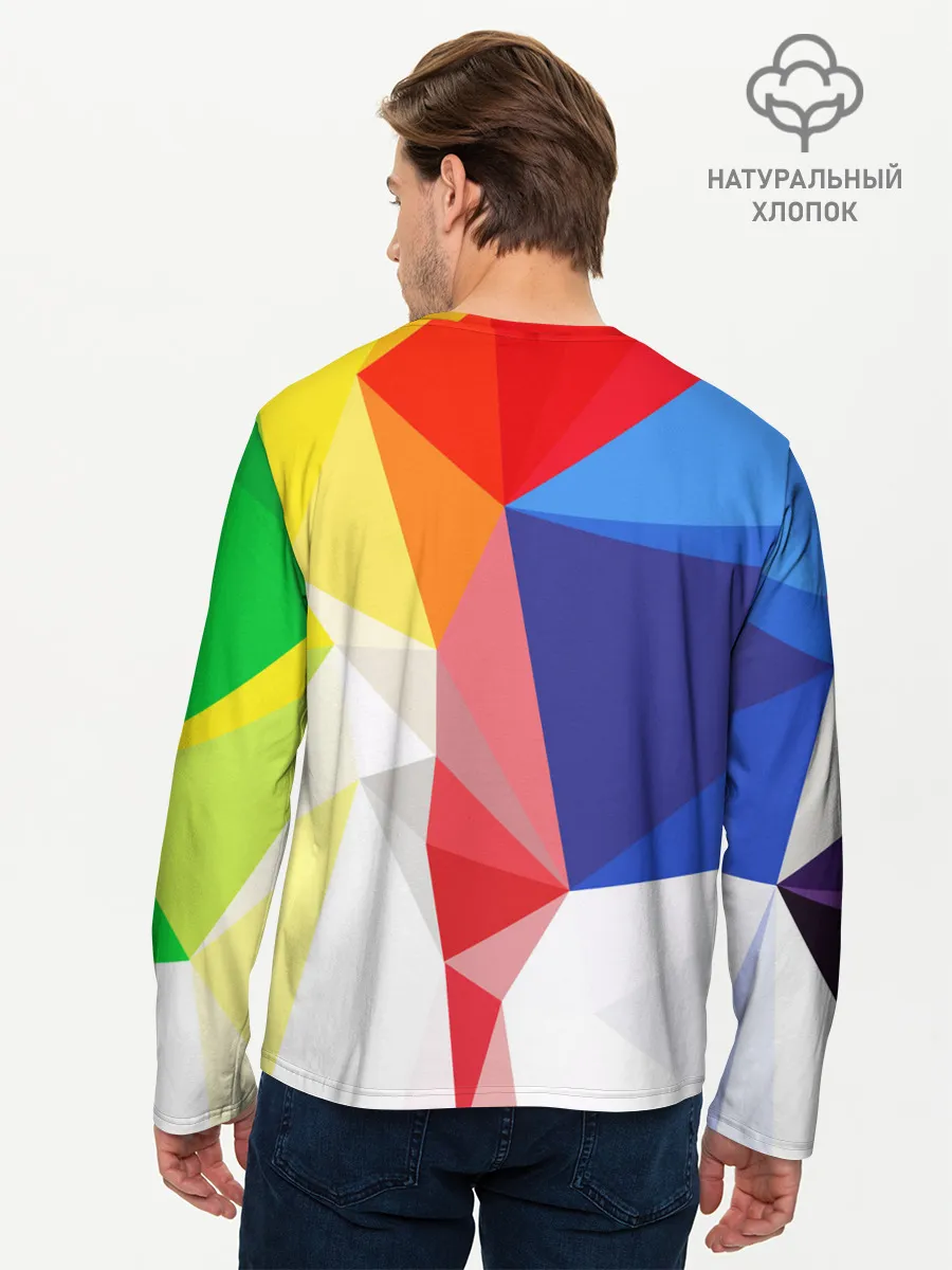 Мужской лонгслив базовый / BACKGROUND COLOR