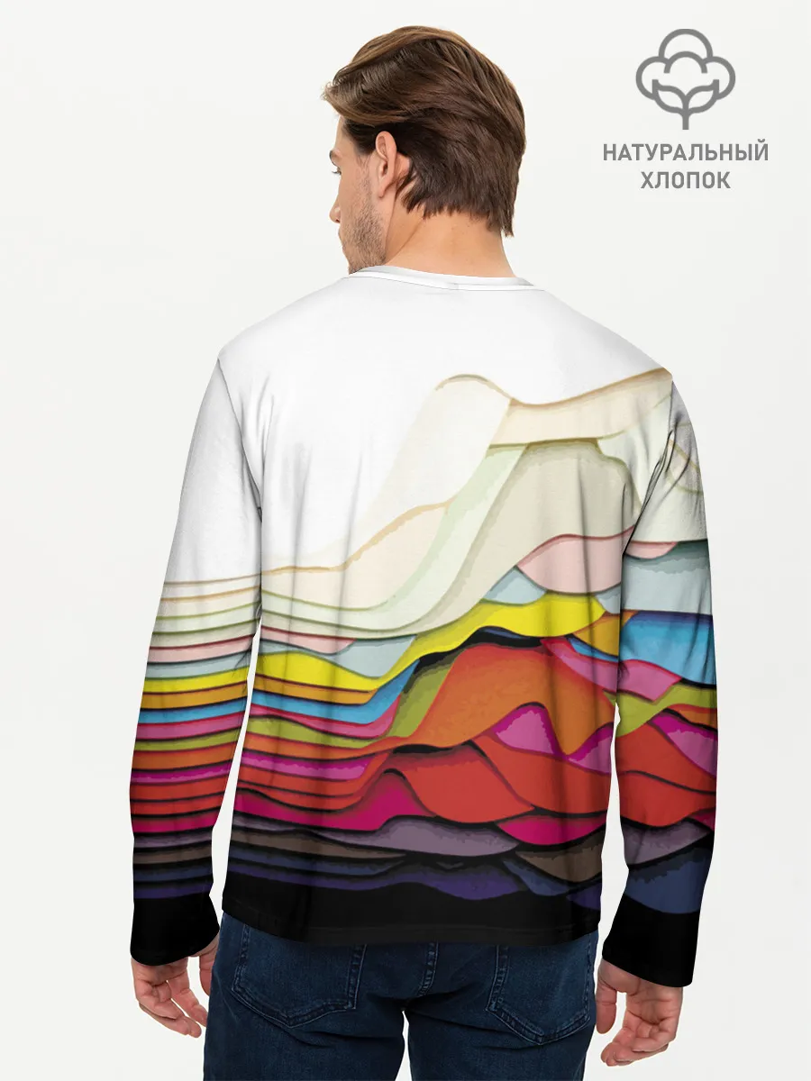 Мужской лонгслив базовый / Color