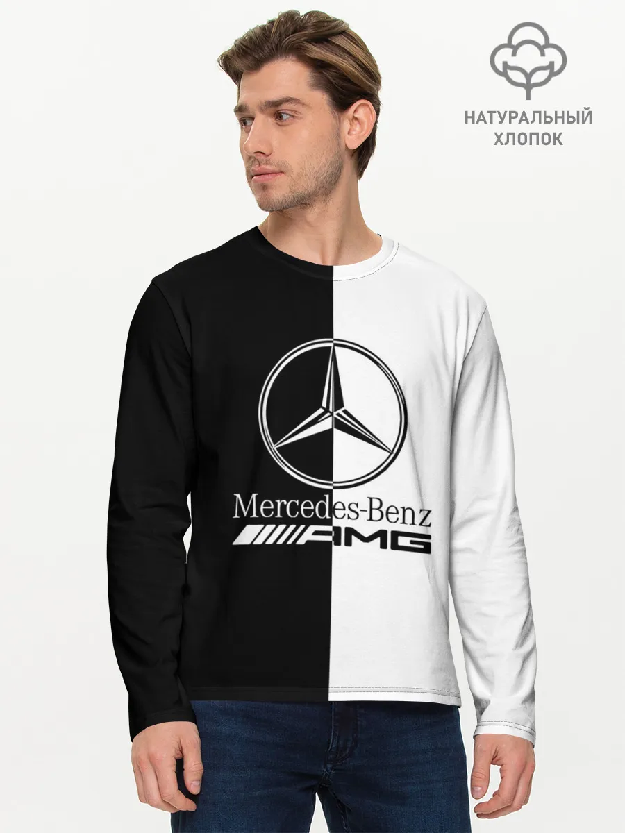 Мужской лонгслив базовый / MERCEDES-BENZ