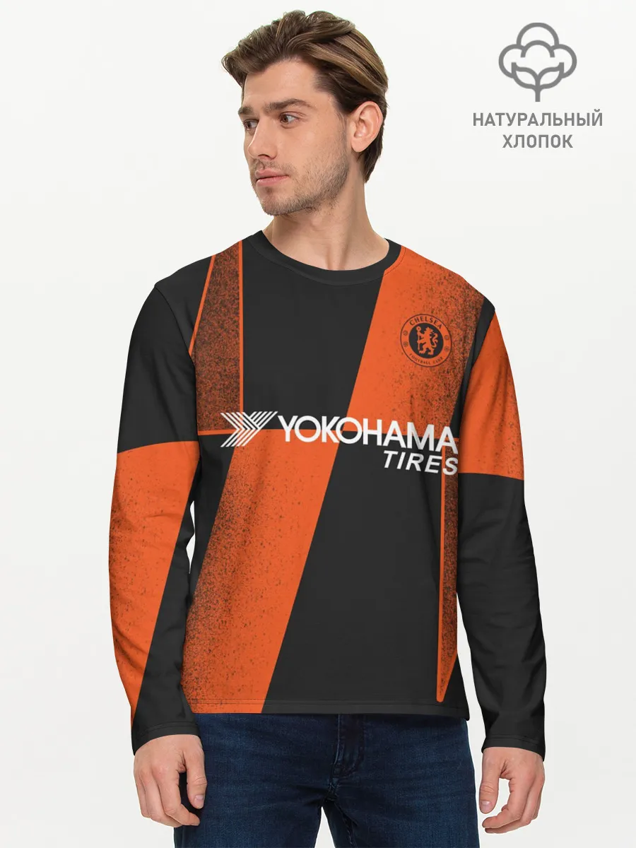 Мужской лонгслив базовый / Chelsea Prematch home