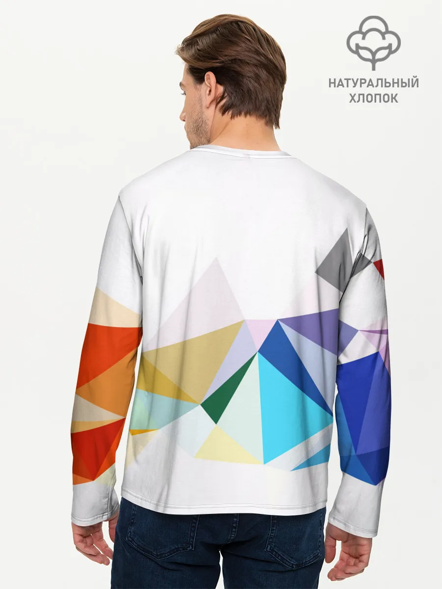 Мужской лонгслив базовый / GEOMETRY