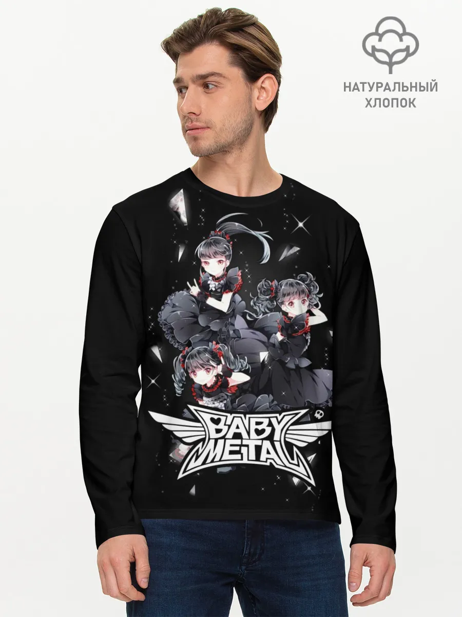 Мужской лонгслив базовый / BABYMETAL