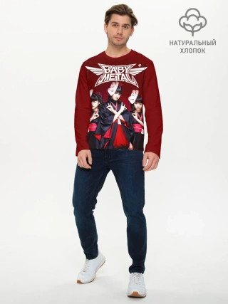 Мужской лонгслив базовый / BABYMETAL