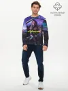 Мужской лонгслив базовый / CYBERPUNK 2077 - КИАНУ