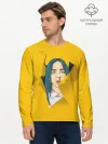 Мужской лонгслив базовый / Billie Eilish