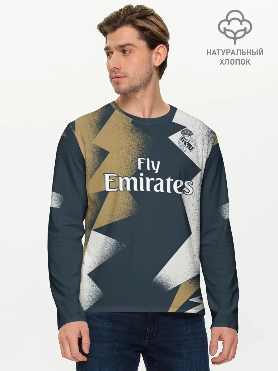 Мужской лонгслив базовый / Real PreMatch