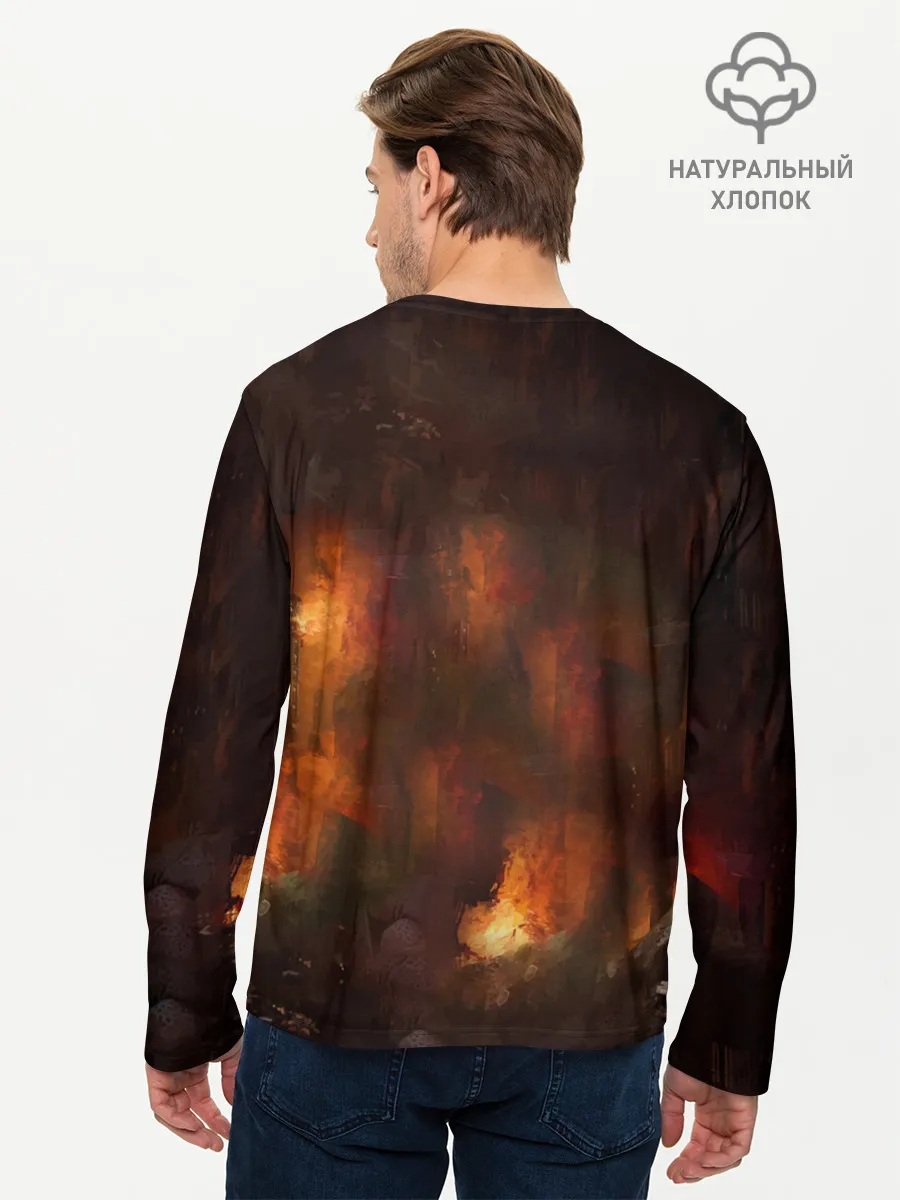 Мужской лонгслив базовый / LINDEMANN